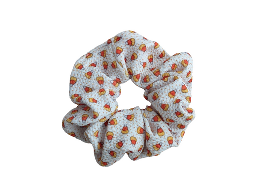 Halloween Candy Corn Print - Scrunchie