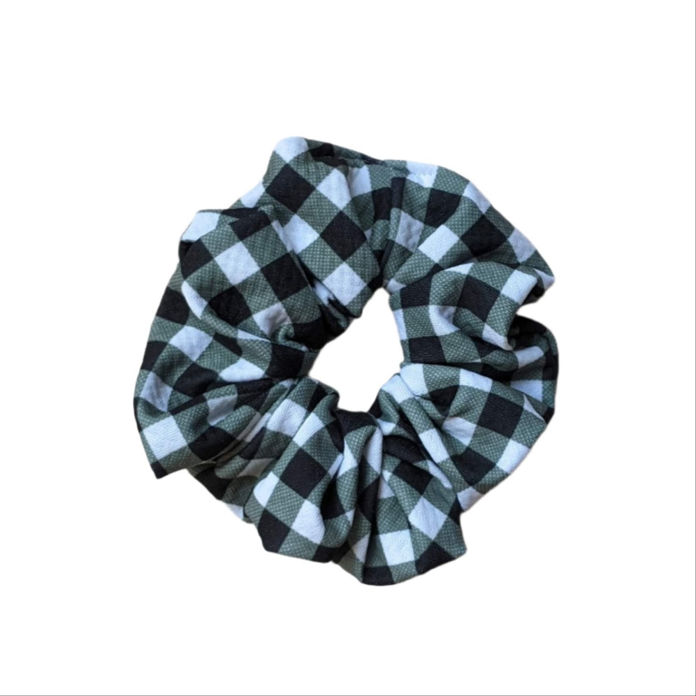 Plaid Print - Scrunchies