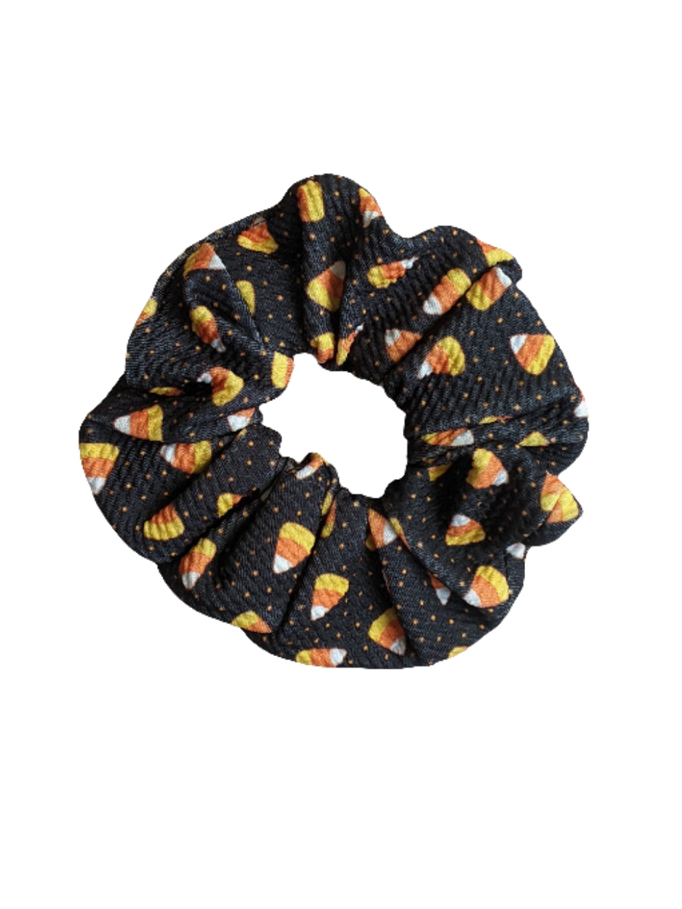 Halloween Candy Corn Print - Scrunchie