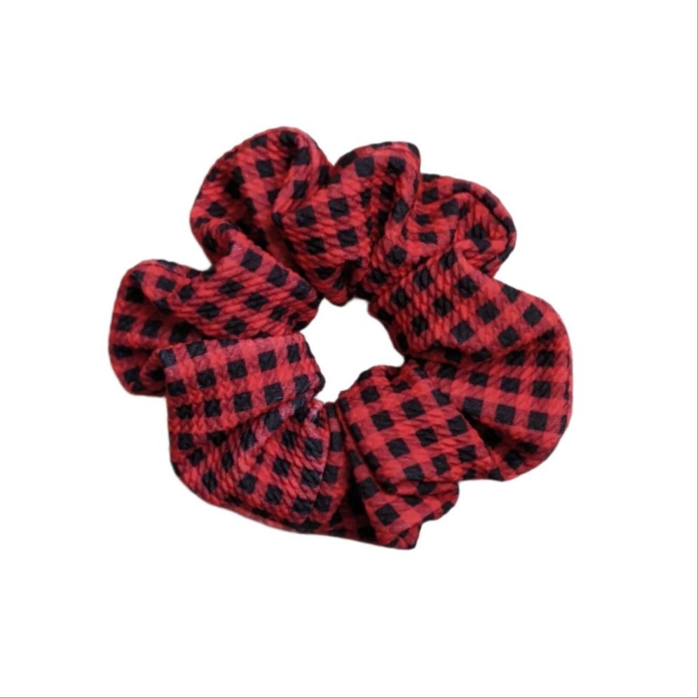 Plaid Print - Scrunchies