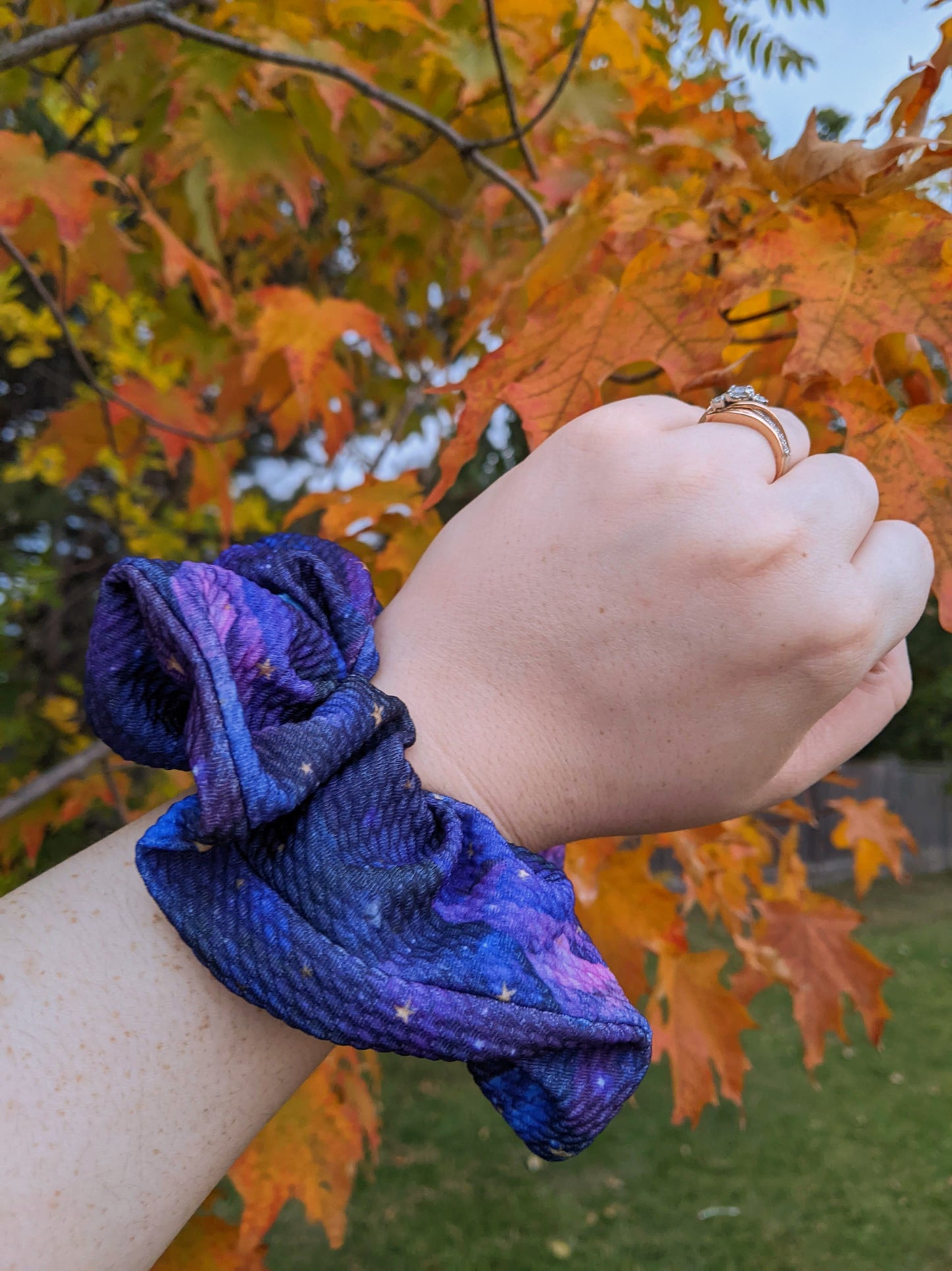 Galaxy Print - Scrunchie