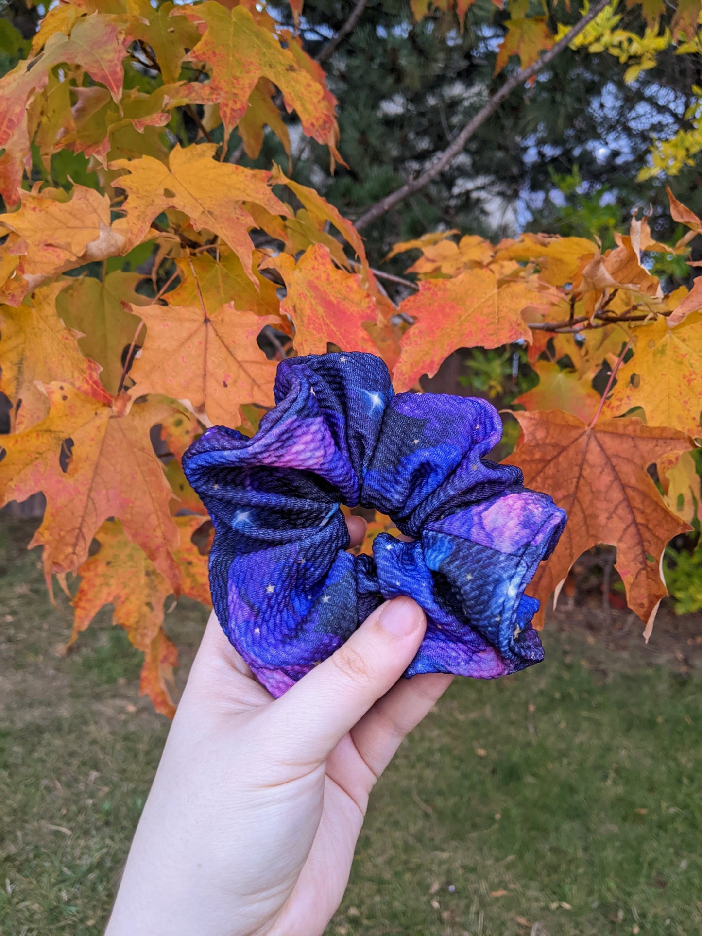 Galaxy Print - Scrunchie